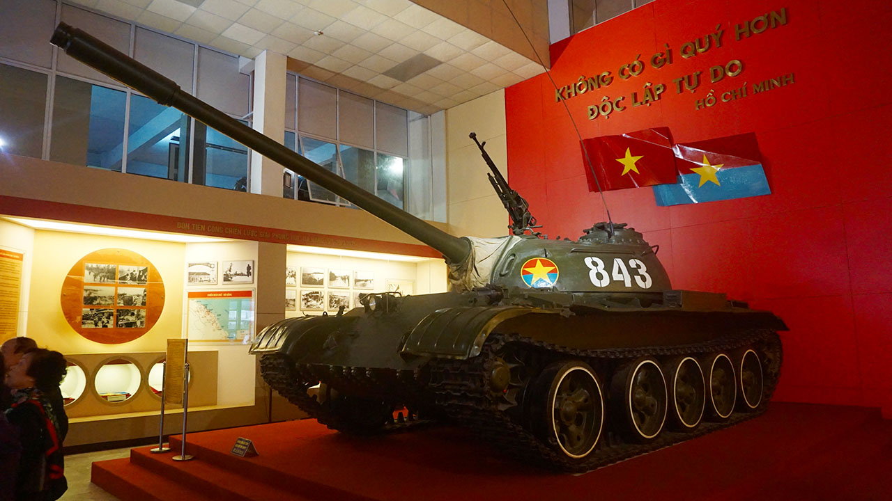 T54 tank in the Vietnam Military History Museum