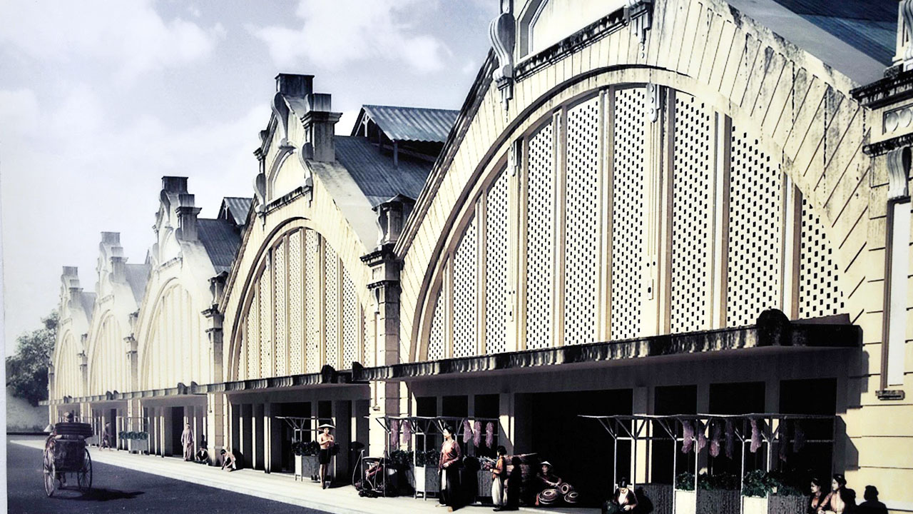 Dong Xuan Market Architecture