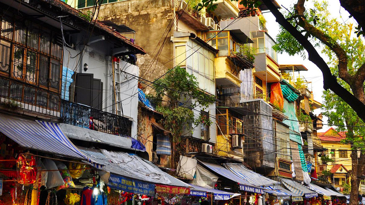 Architecture of Hang Gai Street