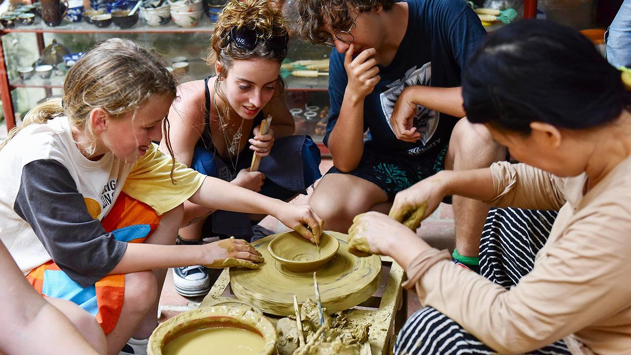 Guided tours and pottery workshops bat trang village