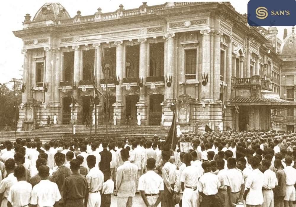 Importance in historical political events hanoi opera house