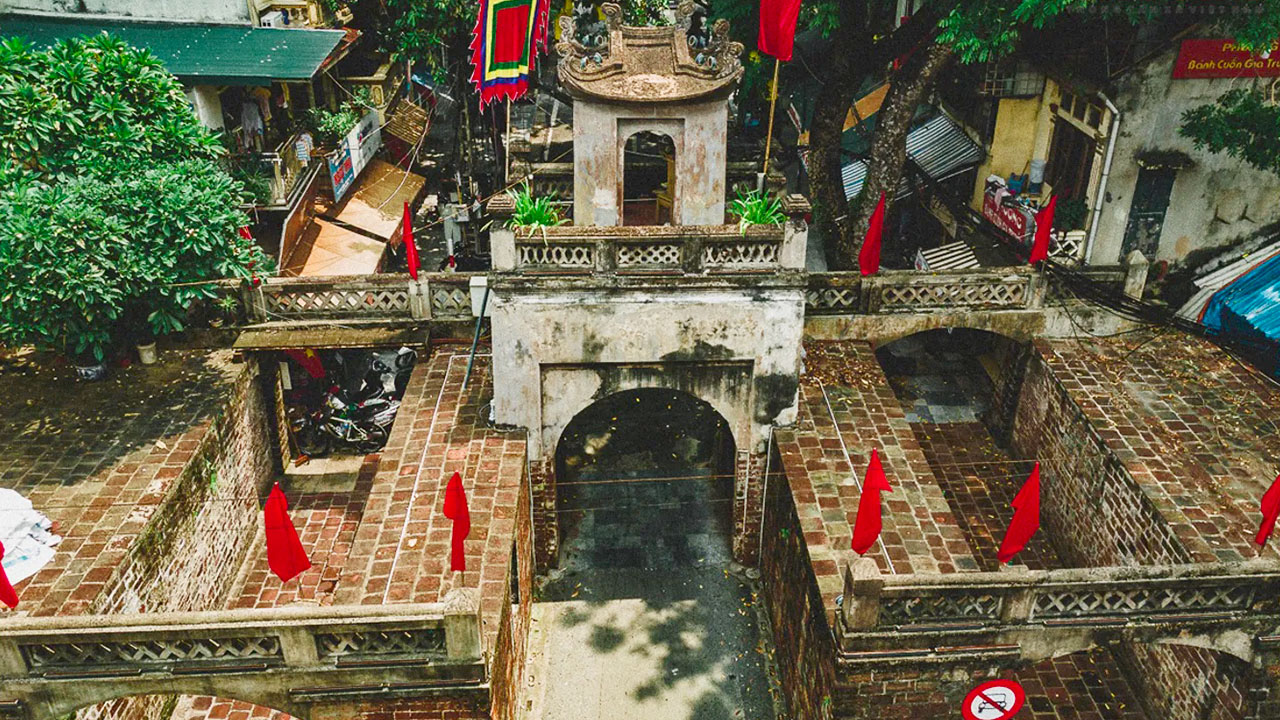 Architecture of Old East Gate Hanoi