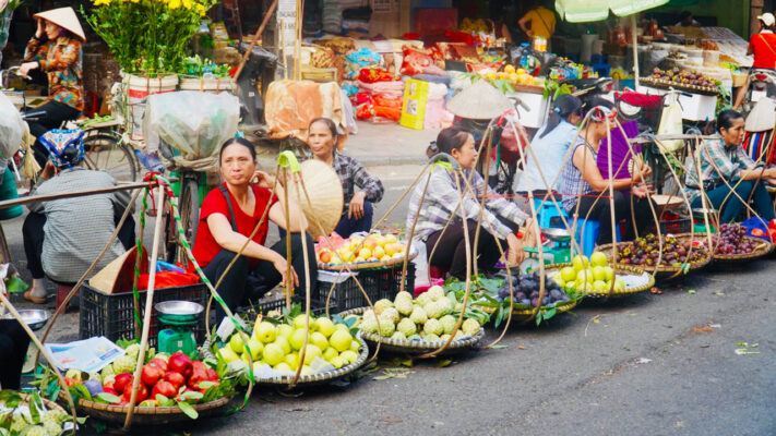 Markets in Hanoi Old Quarter