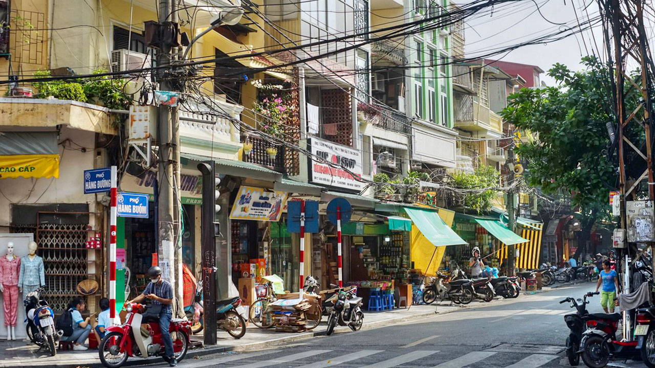 Hang Buom Street Hanoi