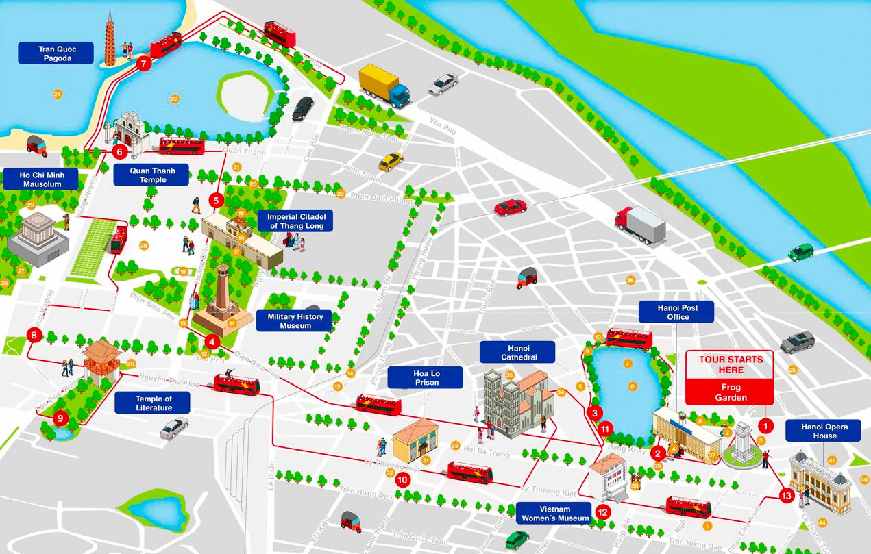 Bus Routes in Hanoi