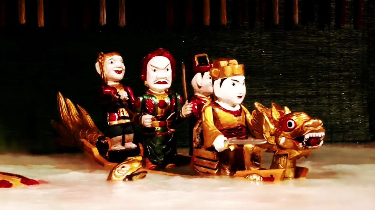 Legend of Hoan Kiem Lake in water puppetry