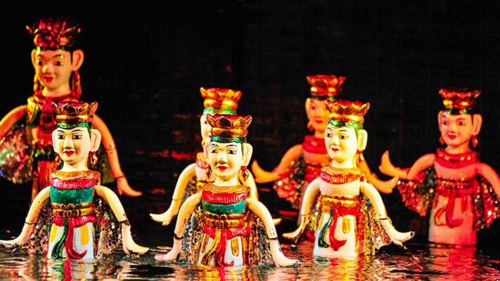 Water puppet theatre in Hanoi