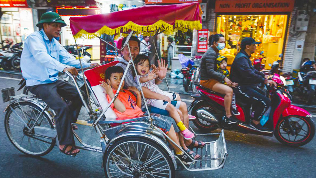 Cyclo in Hanoi