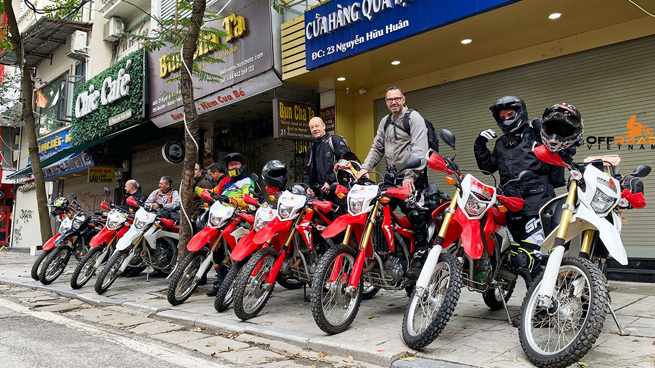 Weekly rental packages motorcycle hanoi vietnam