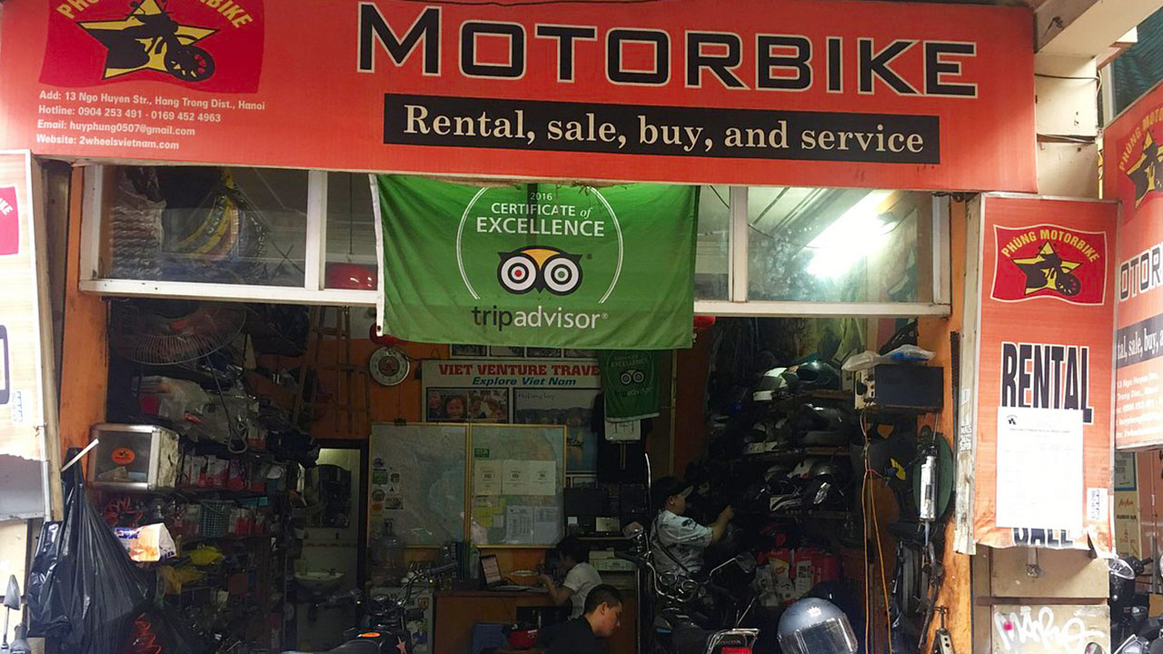 Customer reviews and ratings motorcycle rental hanoi vietnam