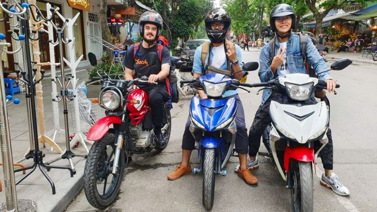 Rental services offered motorcycle hanoi vietnam