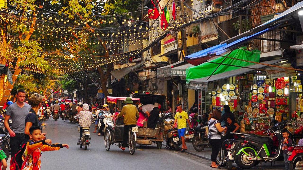 Places to visit near hang be street hanoi