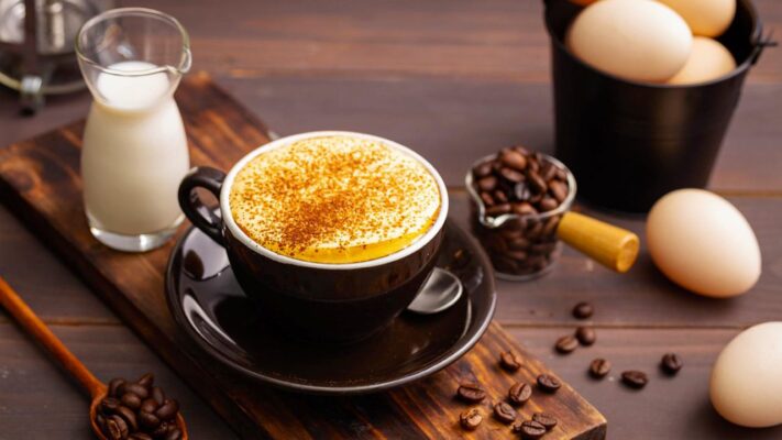 Ingredients of Egg Coffee