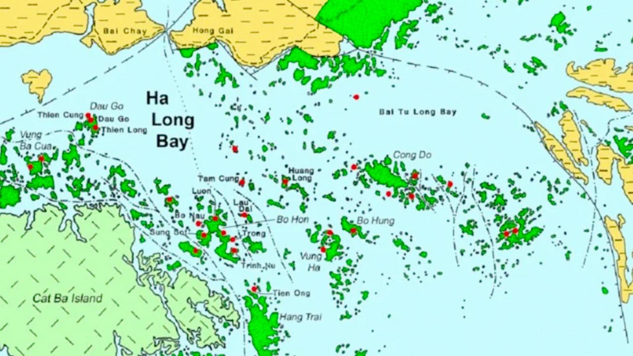 Location and geography of ha long bay