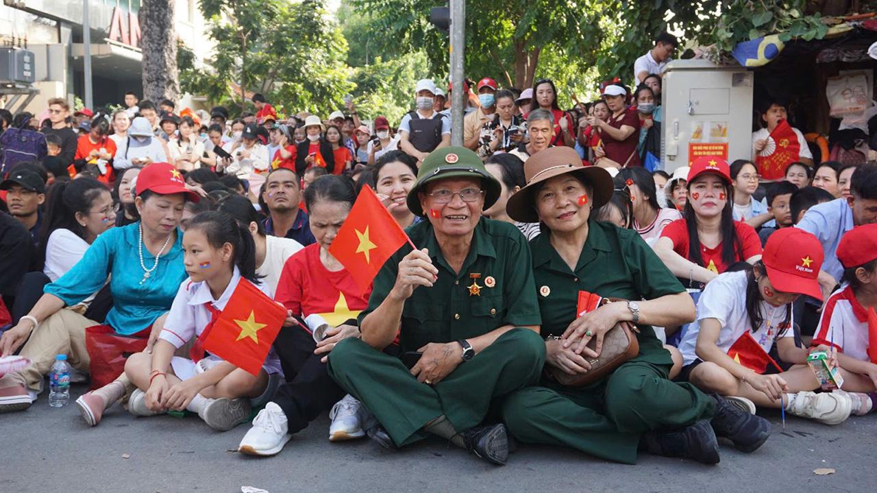People watch parades