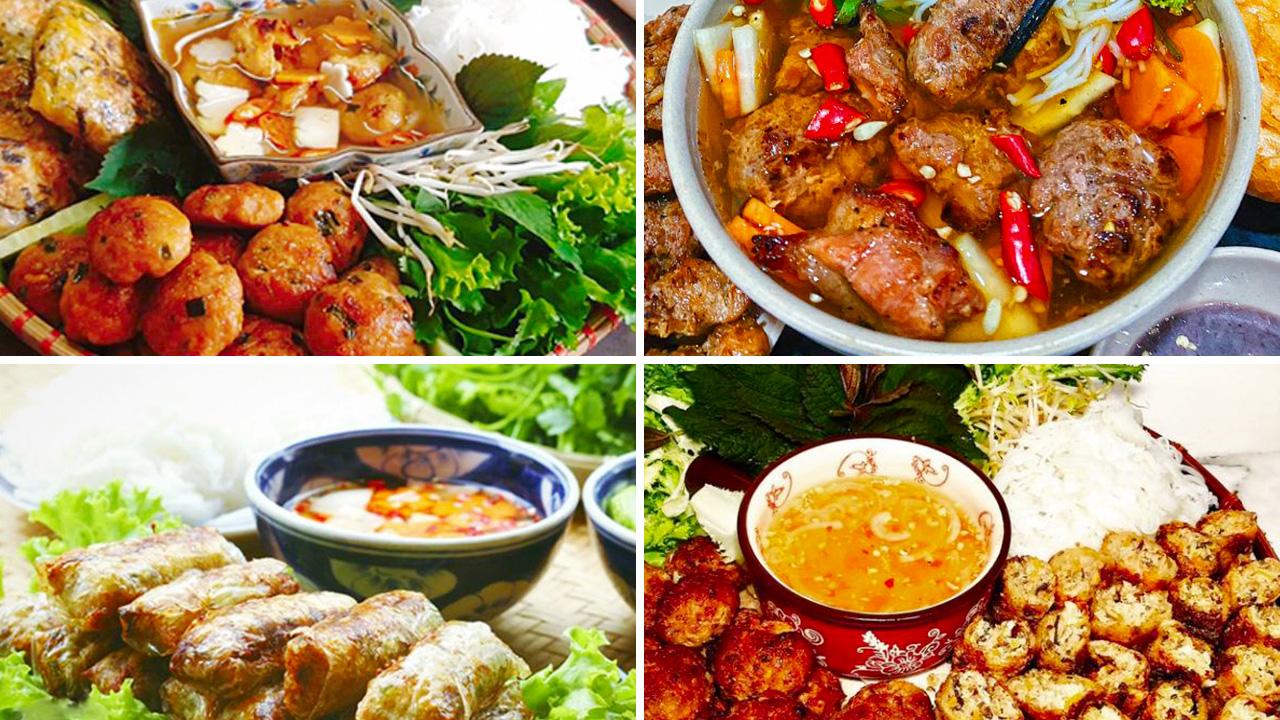 Bản đồ các quán bún chả nổi tiếng ở Hà Nội