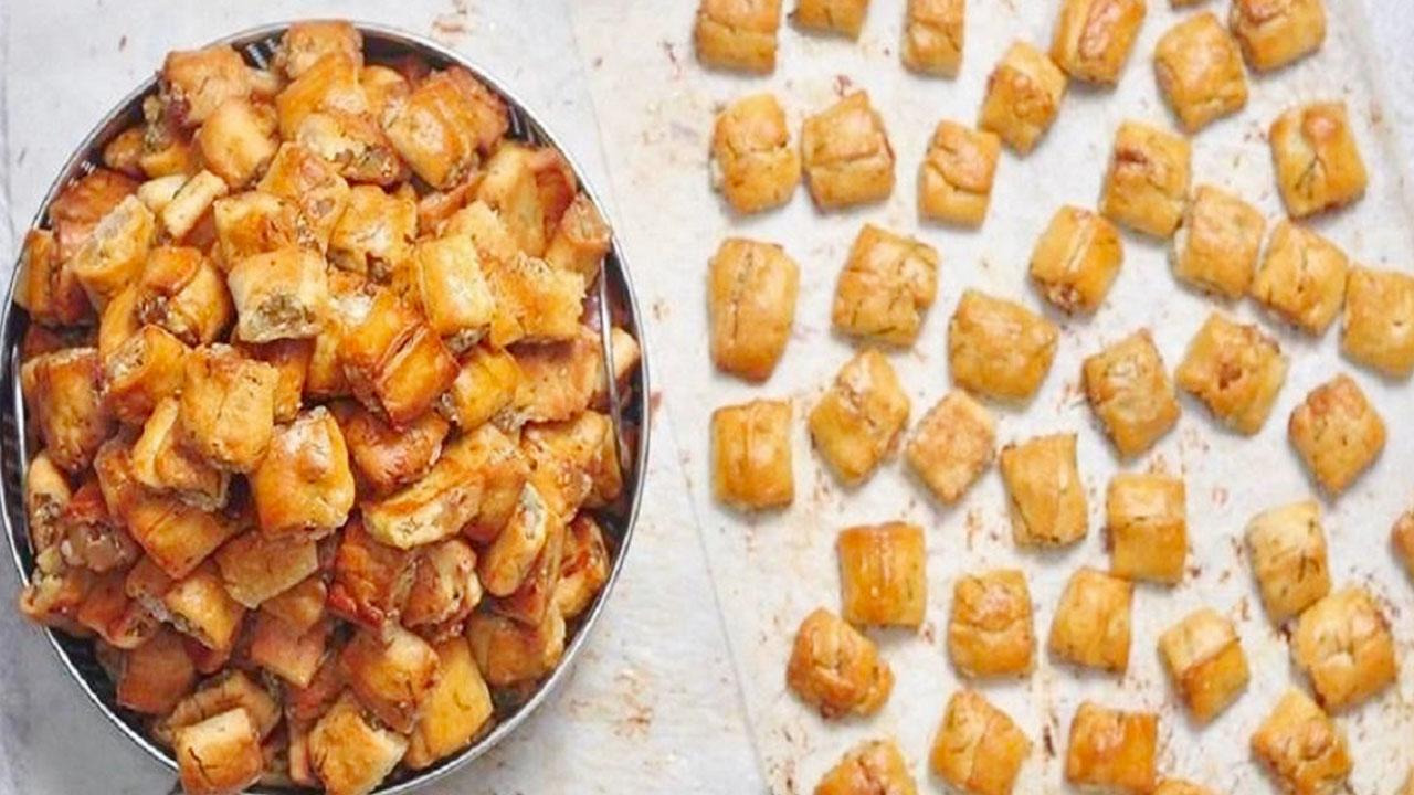 Bánh chả Hà Nội nhân mỡ đường thơm